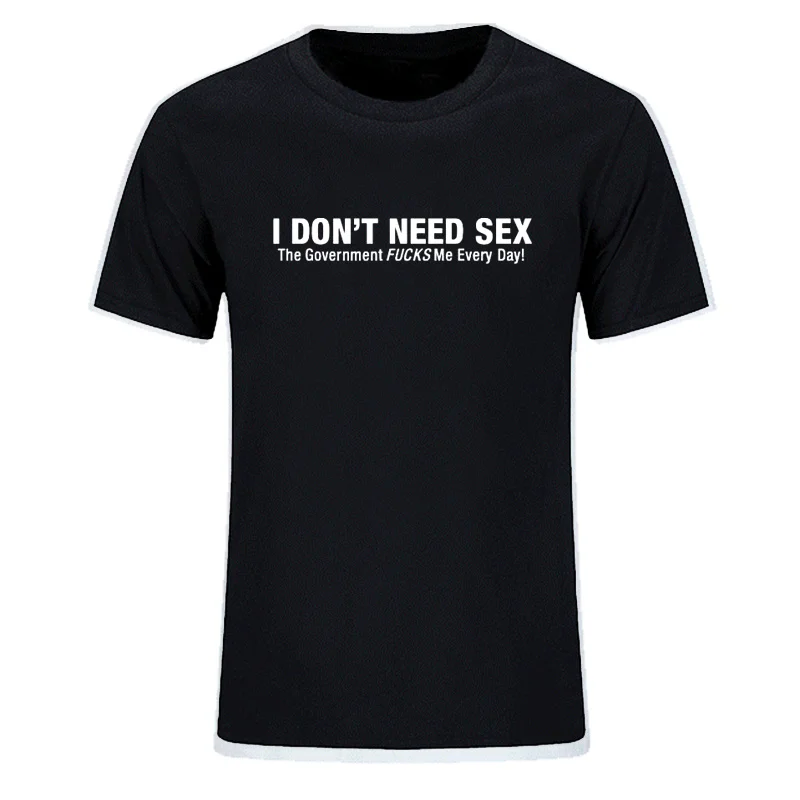 Повседневная мужская футболка с надписью I Not Need Sex Manage men круглым вырезом и