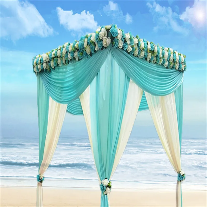 Свадебное украшение квадратная труба Навес/chuppah/Арбор драпировка стенд | Дом и