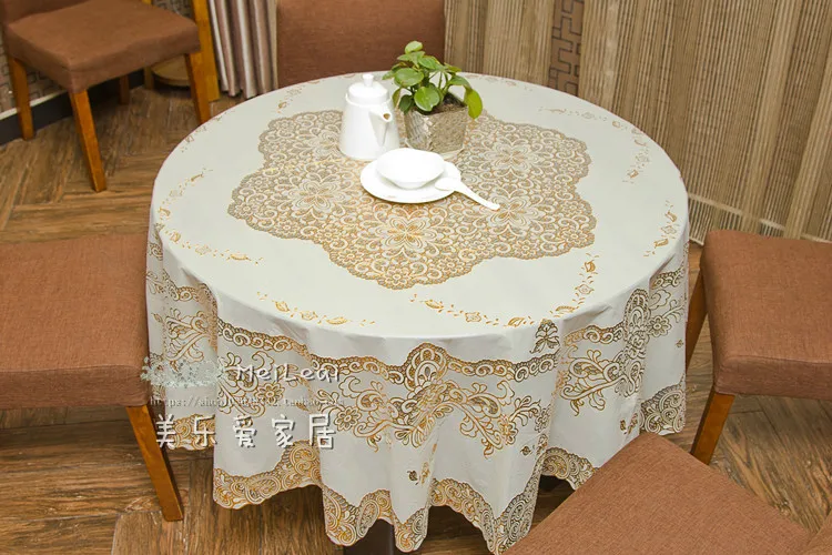 Free shipping ou round table cloth waterproof disposable MATS PVC heat tea | Дом и сад