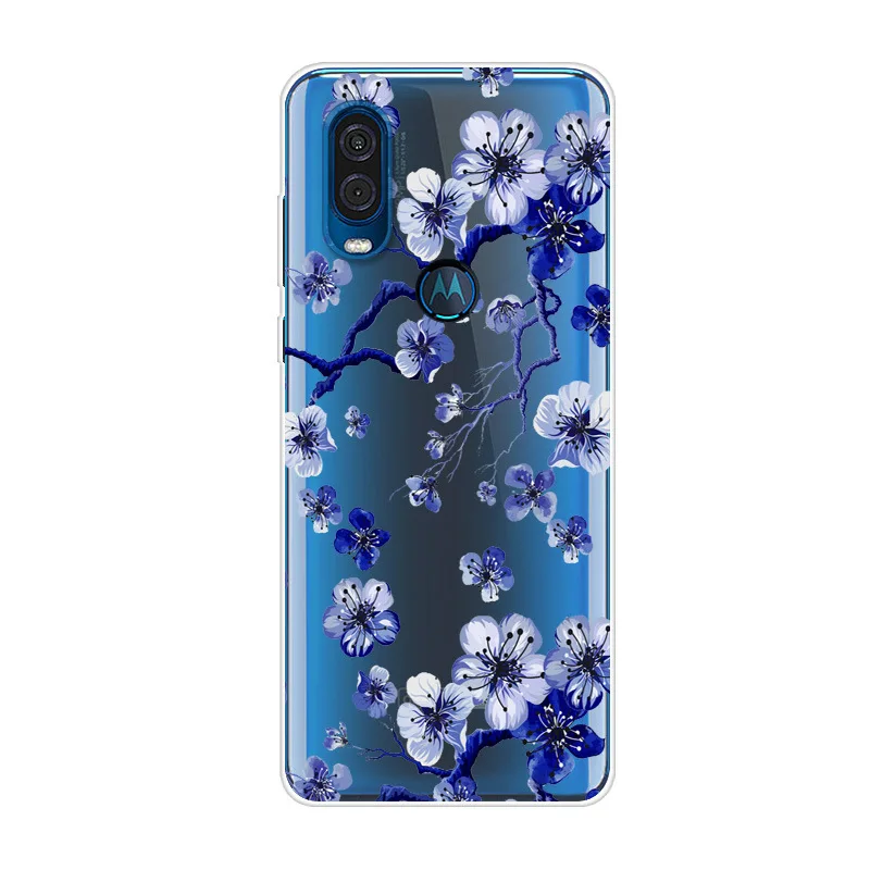 Чехлы для Moto One Vision чехол телефона Мягкая силиконовая задняя крышка Motorola MOTO Action