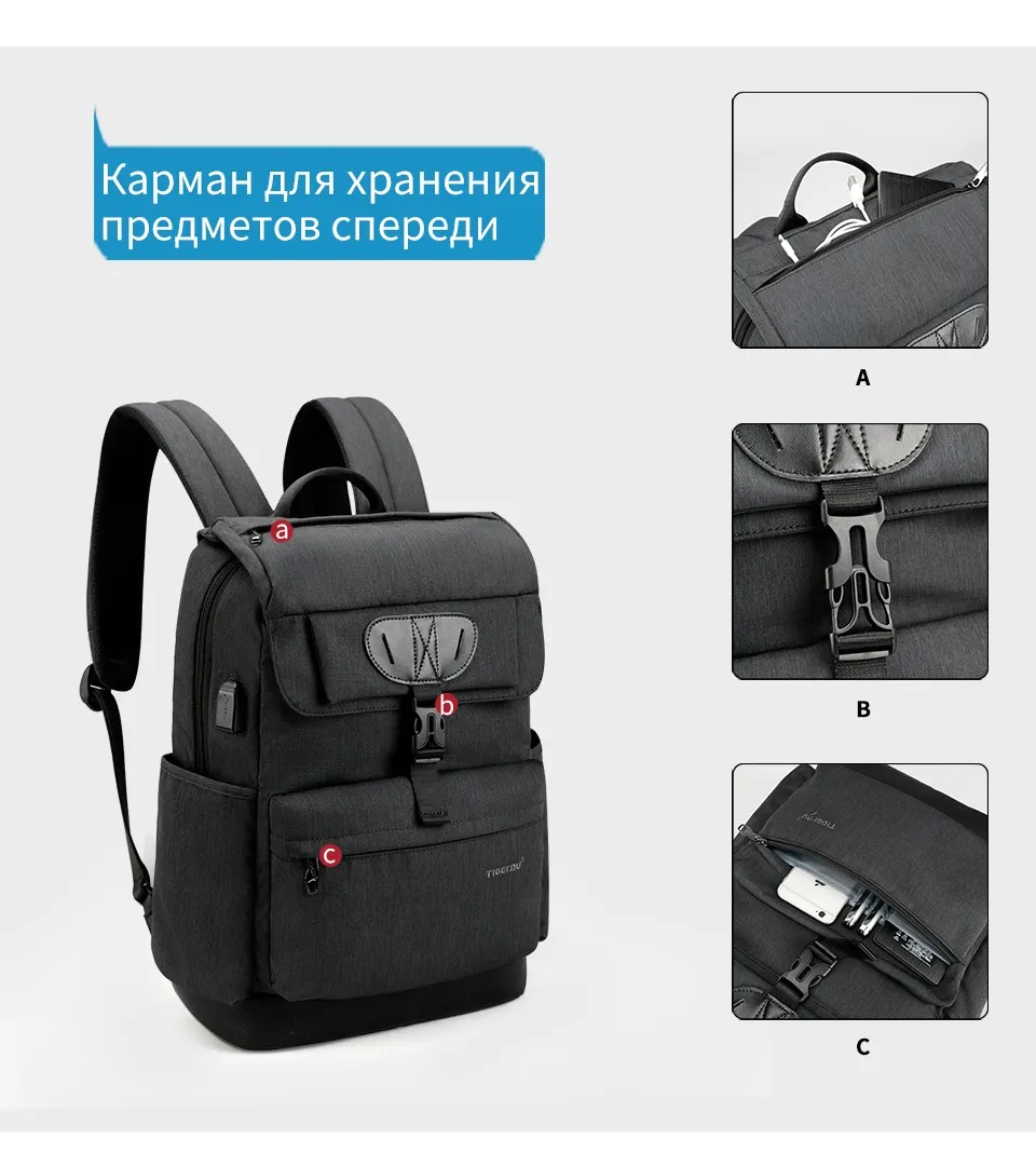 Tigernu универсальный рюкзак для женщин Модная молодежная Женская USB 15,6 ноутбук школьные сумки для подростков обувь для девочек Mochila