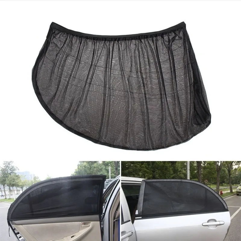 Car Window Cover Sunshade Curtain 2pcs UV Protection Shield Sun Shade Mesh Solar Mosquito Dust | Автомобили и мотоциклы
