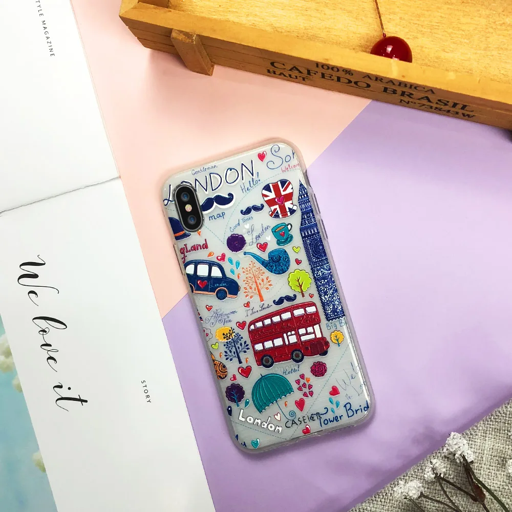 CASEIER Модный чехол для телефона iPhone Plus 11 Pro X XS XR Max Мягкий силиконовый 6 6s 7 8 SE 2020 Funda