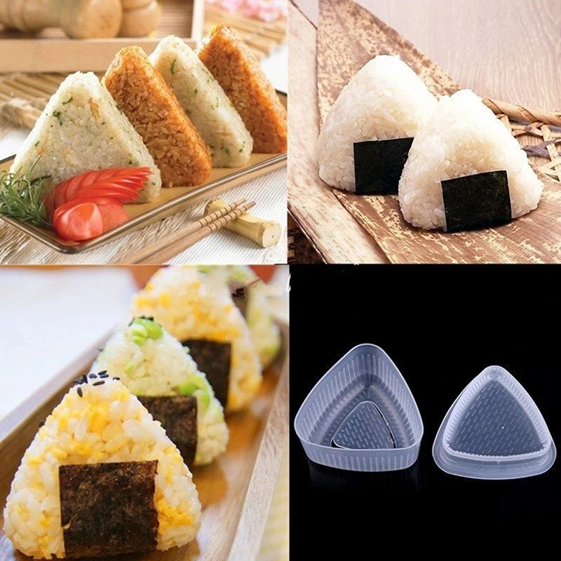 Форма для суши в форме треугольника 2 шт./1 Набор практичная форма обрезки рисовый - Фото №1