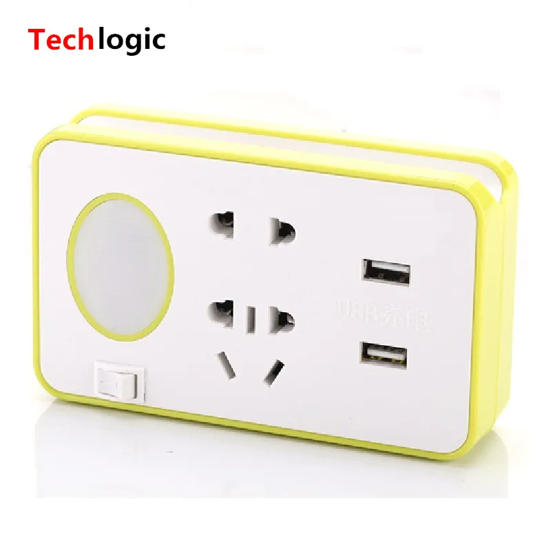 Многофункциональное Зарядное устройство USB со светодиодной подсветкой для