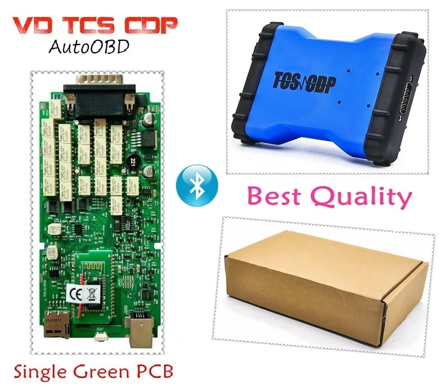Новая модель VD TCS CDP Одиночная плата с Bluetooth и пластиковой коробкой! Для