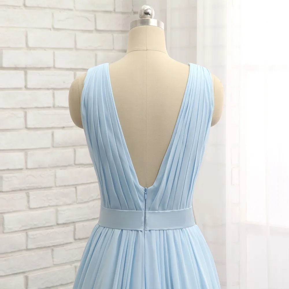 Шифоновое платье с v образным вырезом открытой спиной и шлейфом|red carpet dresses|formal