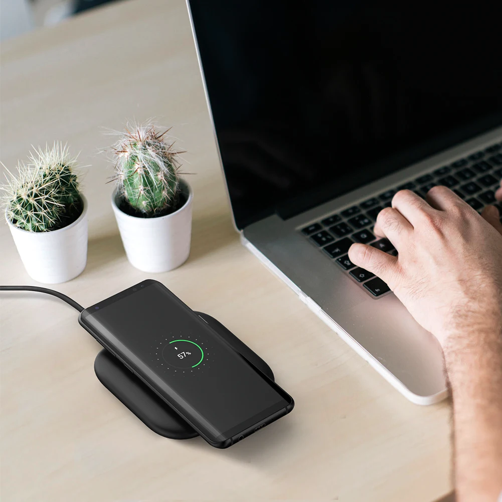 Dodocool QI ультра тонкий микро-USB быстрое зарядное устройство Беспроводное зарядное устройство беспроводные устройства зарядная площадка универсальная для iphone X 8 samsung S9