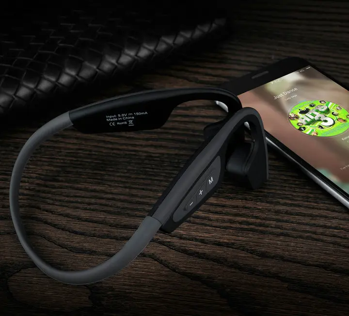 Наушники Bluetooth с костной проводимостью-открытая стереогарнитура HD с защитой от пота и шума для прослушивания музыки во время занятий спортом