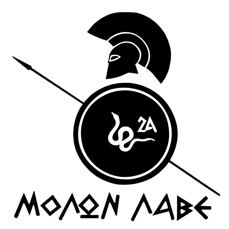 14 см x Спартанский шлем виниловый мотоциклетный телефон черный/серебристый