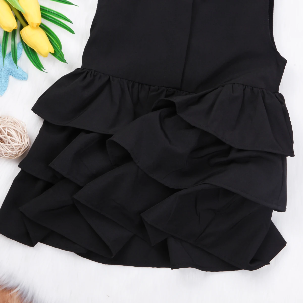 Новинка 2018 года многослойное платье для маленьких девочек и малышей вечернее