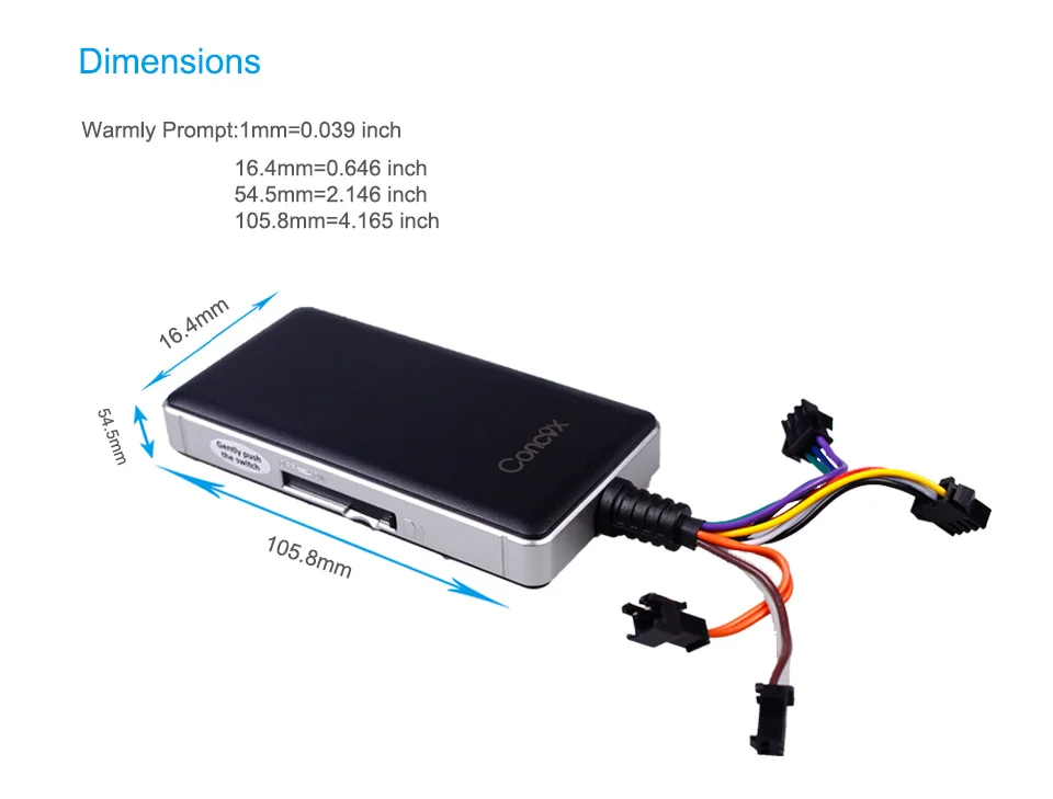 Concox star Модель GT06N часы с системой слежения GPS с GSM кнопка SOS микрофон реле SMS приложение веб в реальном времени Отслеживание автомобиля Localizador