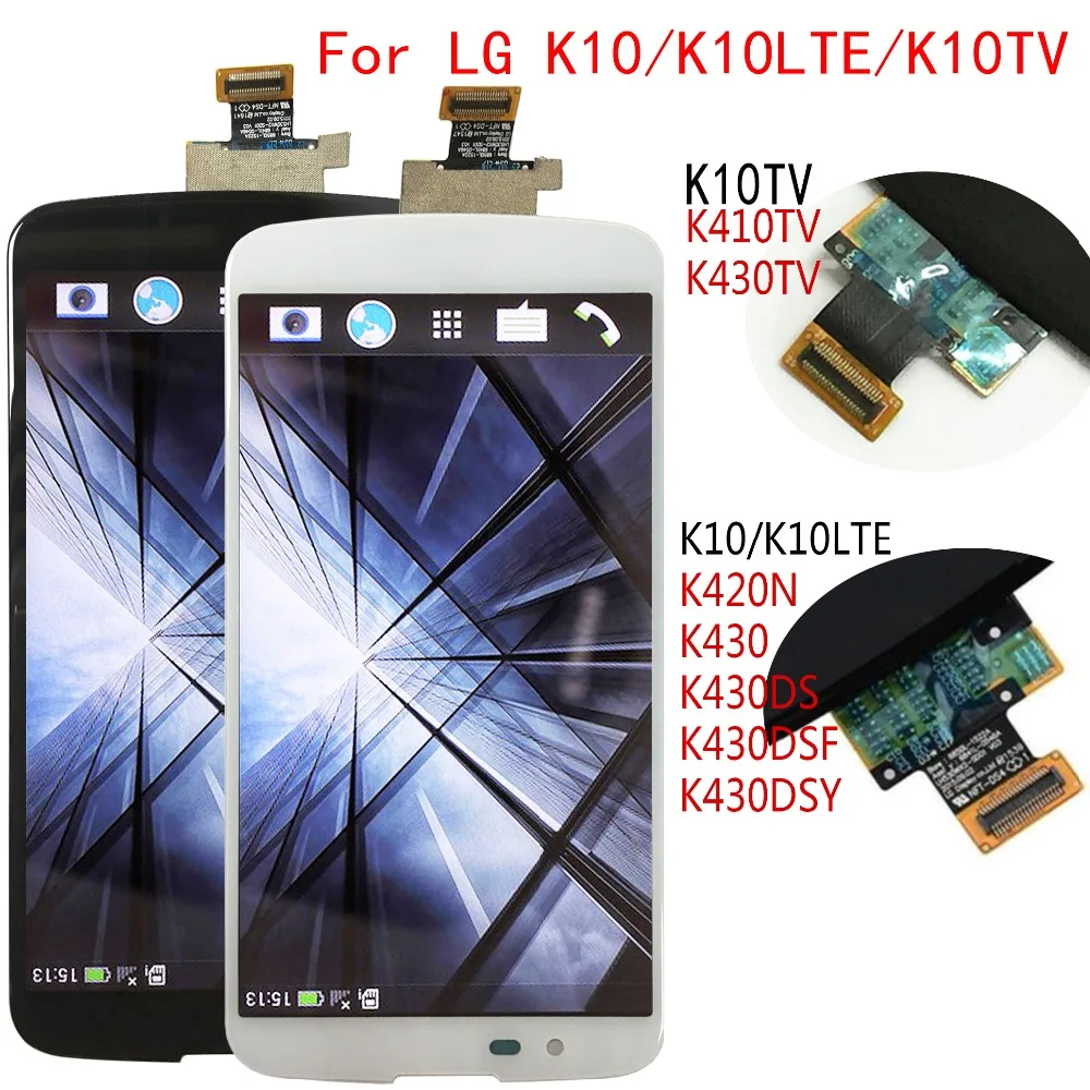 Для LG K10 ТВ ЖК дисплей Дисплей кодирующий преобразователь сенсорного экрана в