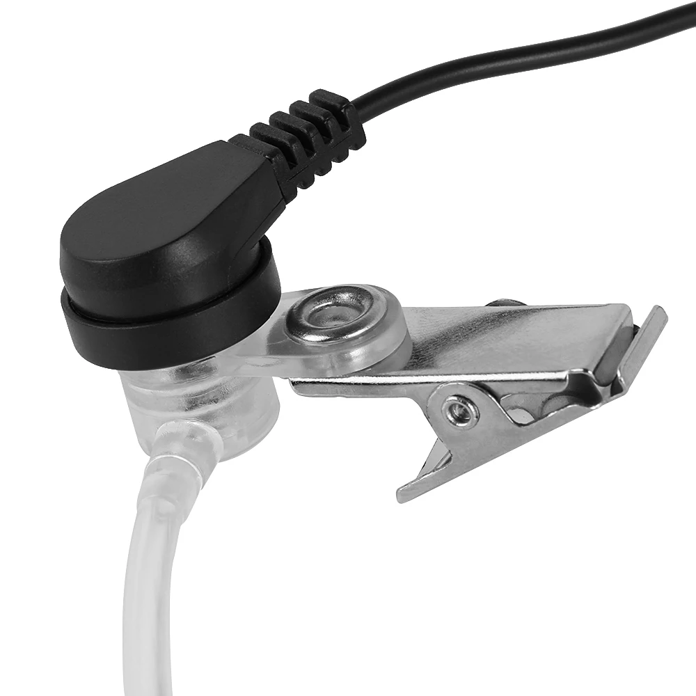 Covert Acoustic Tube Earpiece Headset Mic PTT for Motorola Talkabout Portable Radio TLKR T60 T80 T3 T4 T5 MD200 MB140R Ham Radio