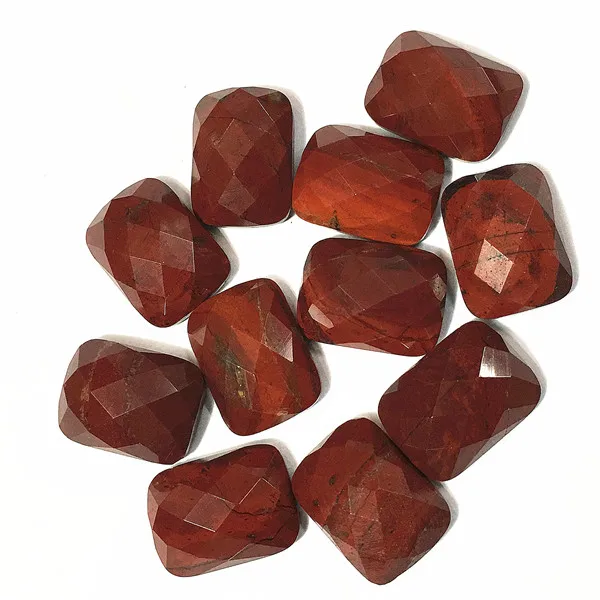 Rainbow Stone Газель 20шт натуральный камень Кабошон Квадратные бусины ручной резки 12*16 мм опал бусины тигровый глаз для изготовления ювелирных изделий - Цвет: Rainbow Stone