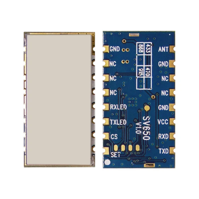 

2pcs/lot 2.5km-3km 433MHz (470/868/915MHz are Customizable) TTL/RS485 500mW Wirless Transmitter & Receiver RF Module SV650