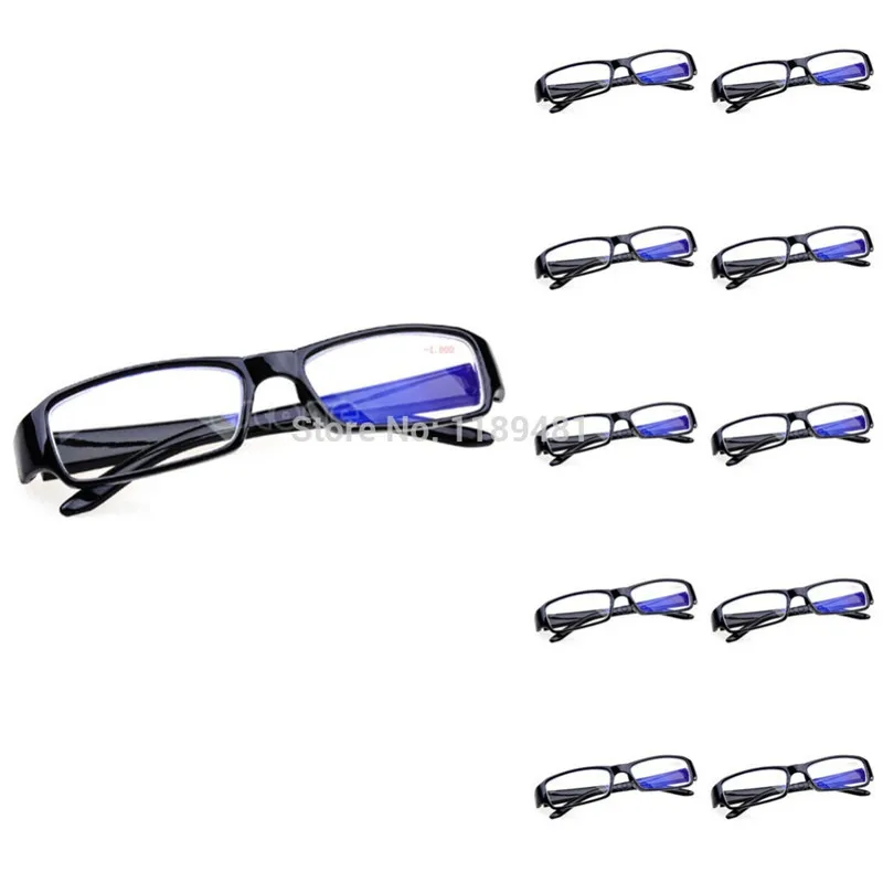 

2017 New Black Eyeglass Frames Myopia Glasses -1 -1.5 -2 -2.5 -3 -3.5 -4 -4.5 -5.5 -6 Unisex Plastic Clear Nearsighted Glasses