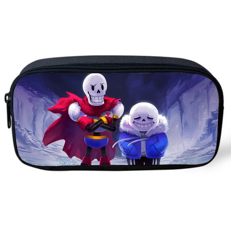 Детский косметический чехол s держатель для карандашей персонаж Sans Papyrus детский