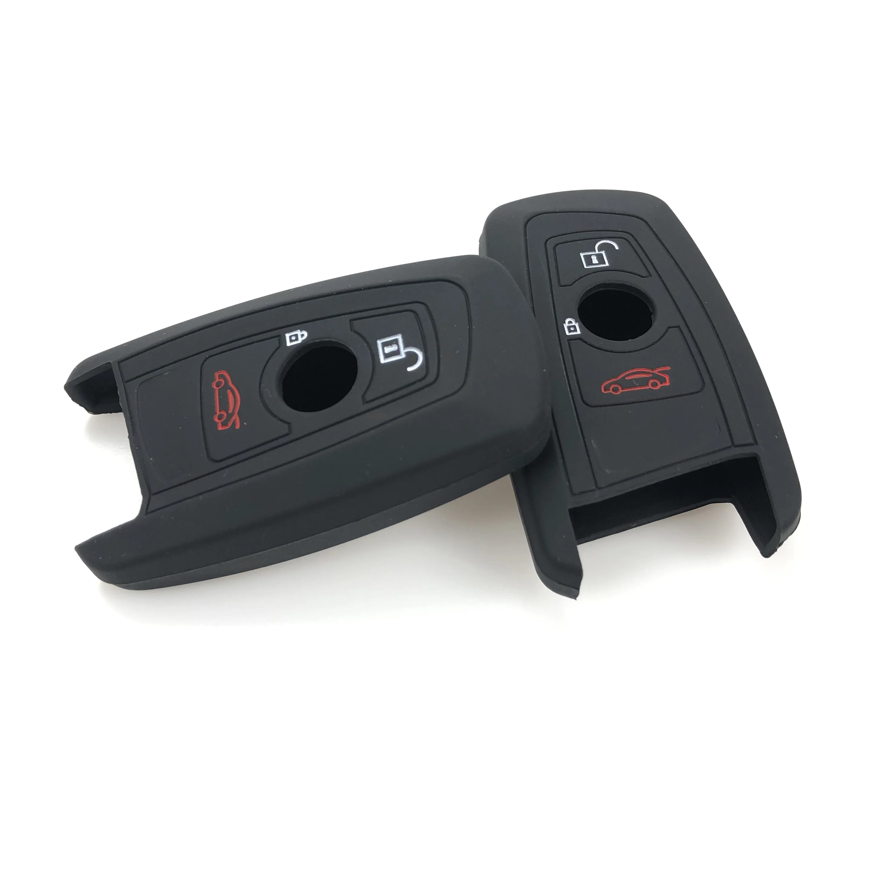 3 кнопки силиконовый Автомобильный Брелок дистанционного управления с ключом