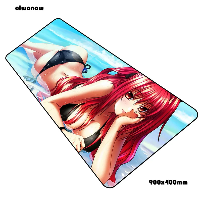Сексуальный коврик для мыши 900x400x3 мм, игровой коврик для мыши с HD рисунком, большой коврик для мыши, игровой компьютерный стол, модный коврик, notbook mousemat pc