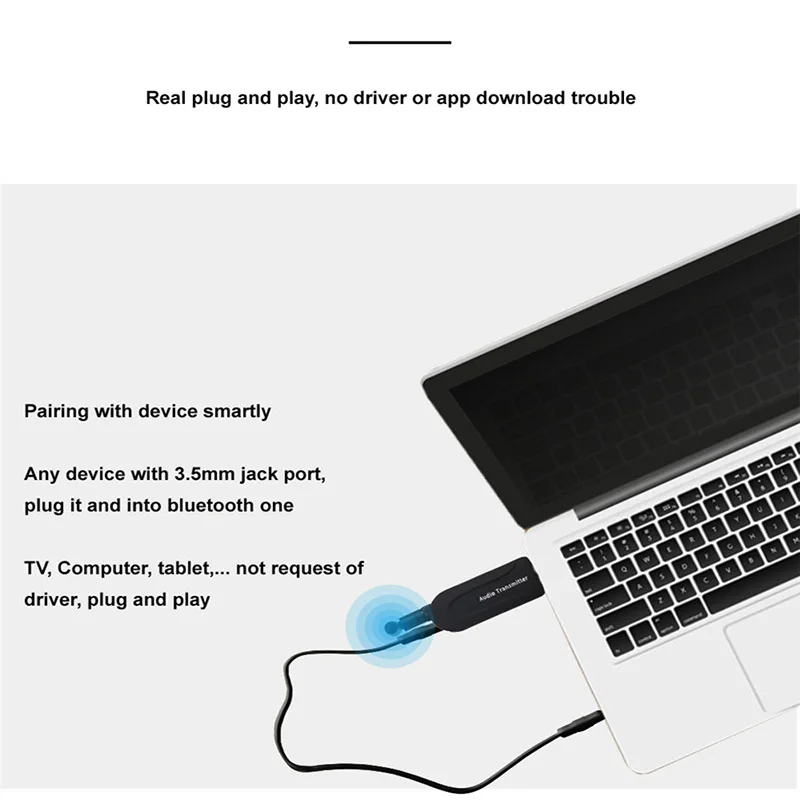 Bluetooth передатчик DISOUR для тв пк аудио стерео музыкальный беспроводной адаптер