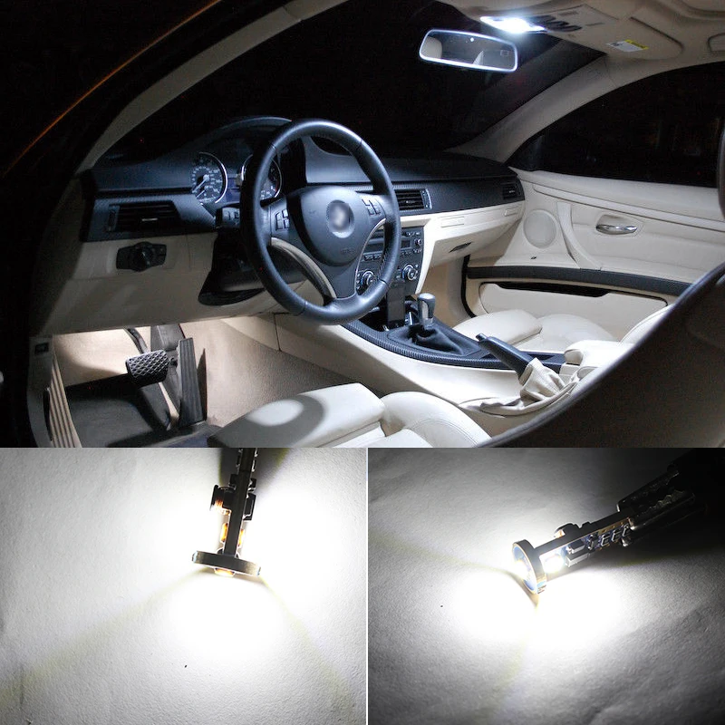 Светодиодная лампа Canbus T10 W5W без ошибок 3030 SMD 3 168 194 светодиодный для автомобилей