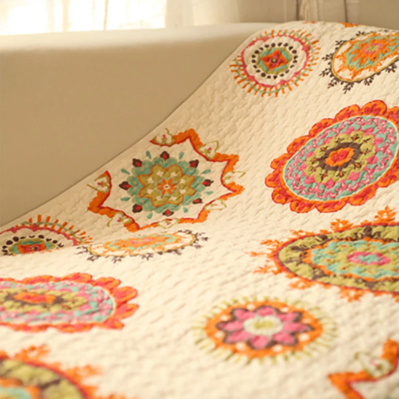 1PCS Sofa Cover Cotton Fabric Soft Modern Knit Eco-Friendly Anti-Mite Towel Slipcover Couch For Living/Drawing Room | Дом и сад