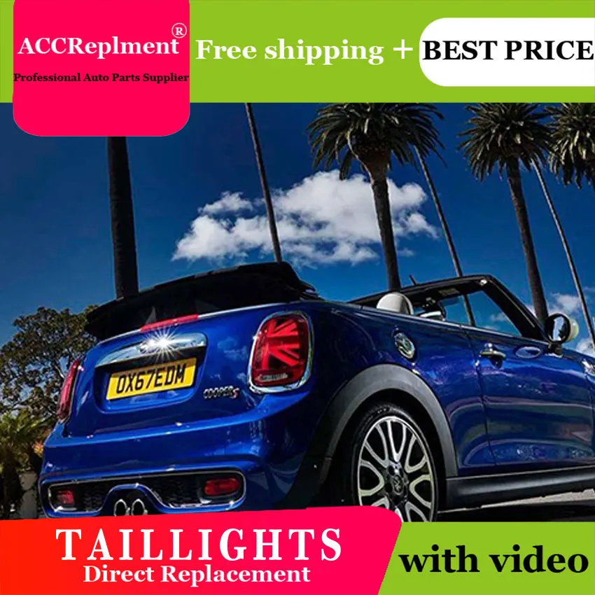 4 шт. стайлинга автомобилей для MINI Cooper хвост светильник s 2014 2018 cooper светодиодный