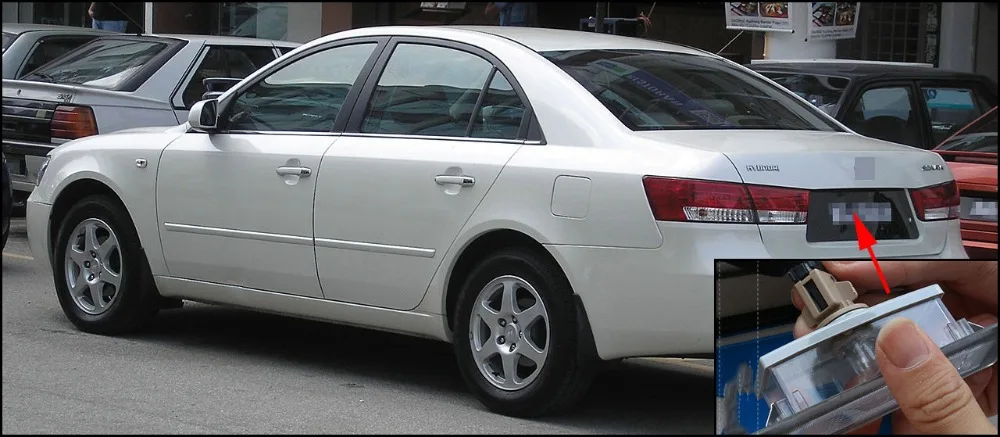 AUTONET HD камера заднего вида ночного видения для hyundai Sonata NF 2005~ 2009 MK5 CCD/камера номерного знака