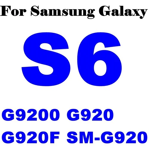 S6 G9200 Закаленное Стекло Экран протектор для samsung Grand Prime G530 Note 4/Note 5 J1 мини J5 J7 J3 S6 S5 S4 S3 защитная пленка - Цвет: S6 G9200