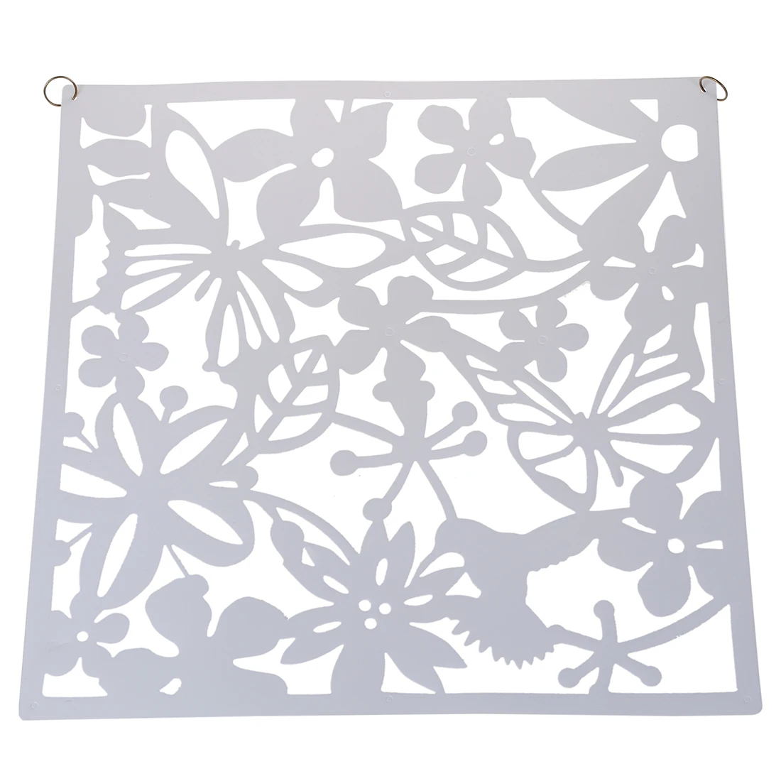 White 4pcs Украшение для дома, 4 шт., Бабочка, птица, цветок, подвесной экран, разделительная панель, занавеска для комнаты, Настенная декоративная пряжа - Цвет: White 4pcs