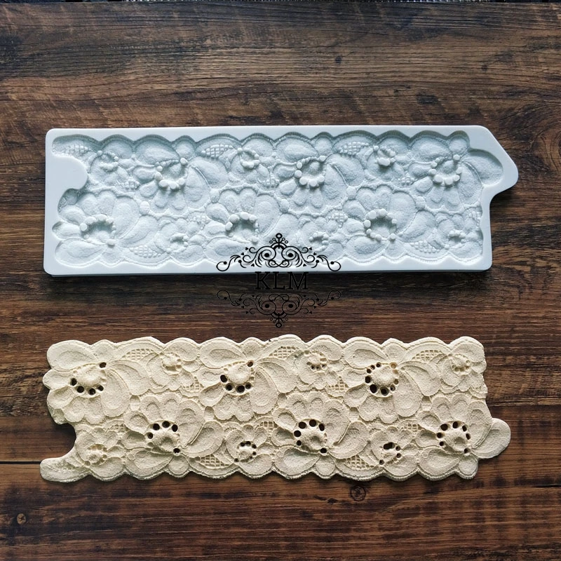 

New printing silicone mold DIY chocolate tools Cake edge decoration