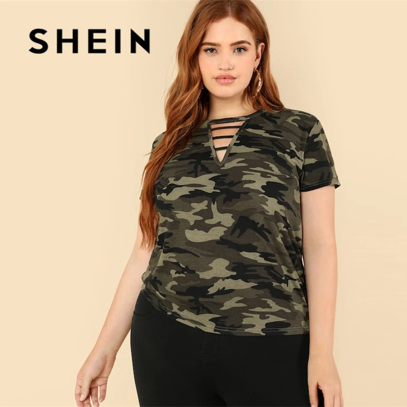 SHEIN Футболка Женский Летний Многоцветный Повседневный Топ С Короткими Рукавами И Круглым Вырезом