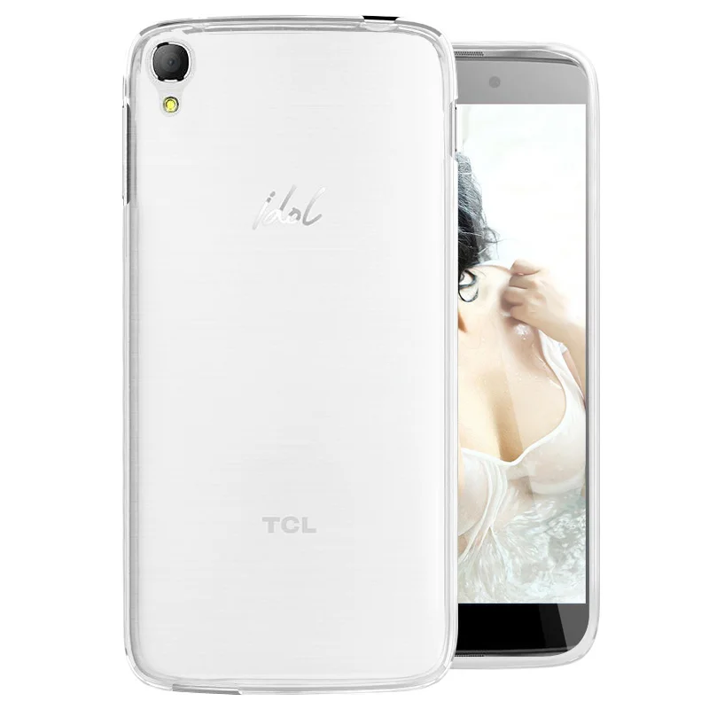 Роскошный прозрачный мягкий гелевый Чехол из ТПУ чехол накладка для Alcatel OneTouch Idol 3