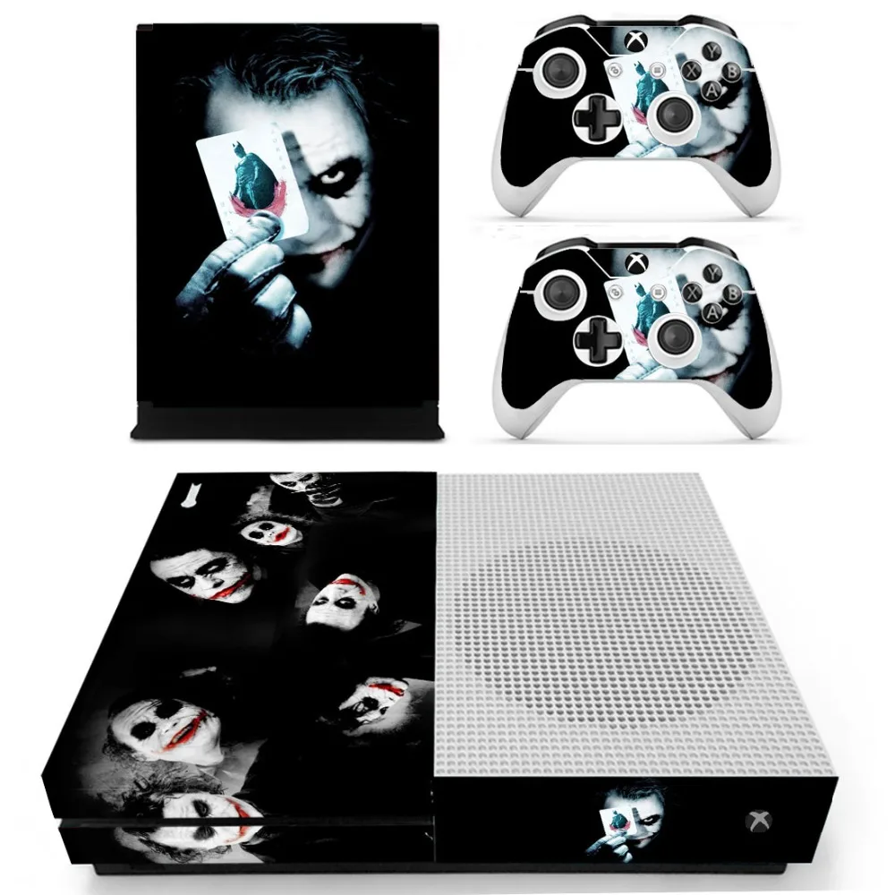Наклейка на кожу Джокера и Бэтмена для Xbox One S консоли контроллеры тонкая наклейка
