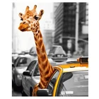 Квадратная дрель DIY алмазная живопись 100% полный квадратный бриллиантовый горный хрусталь олень уличный такси Вставить алмазная живопись Незаконченный