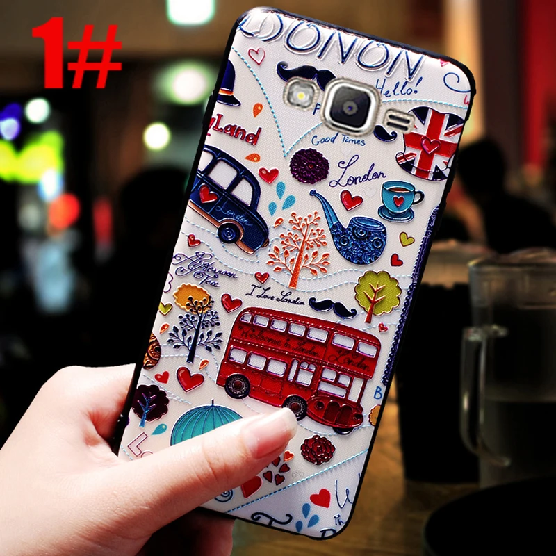 Чехол чехол для Samsung Galaxy J5 2015 2016 2017 j530 J 5 Роскошный 3d-силикон силиконовый милый