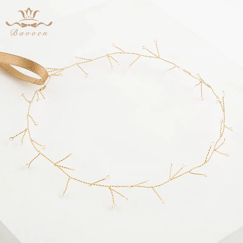 Европейские свадебные Hairbands ручной маленьких невесты Жемчуг Crystal Clear тиара