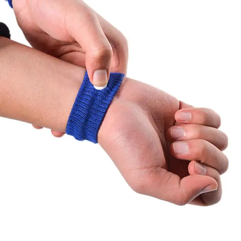 1 Pair Adjustable Anti Nausea Wristbands Carsickness Seasick Wrist Bands for Plane Car Boat Travel Random Color | Красота и здоровье