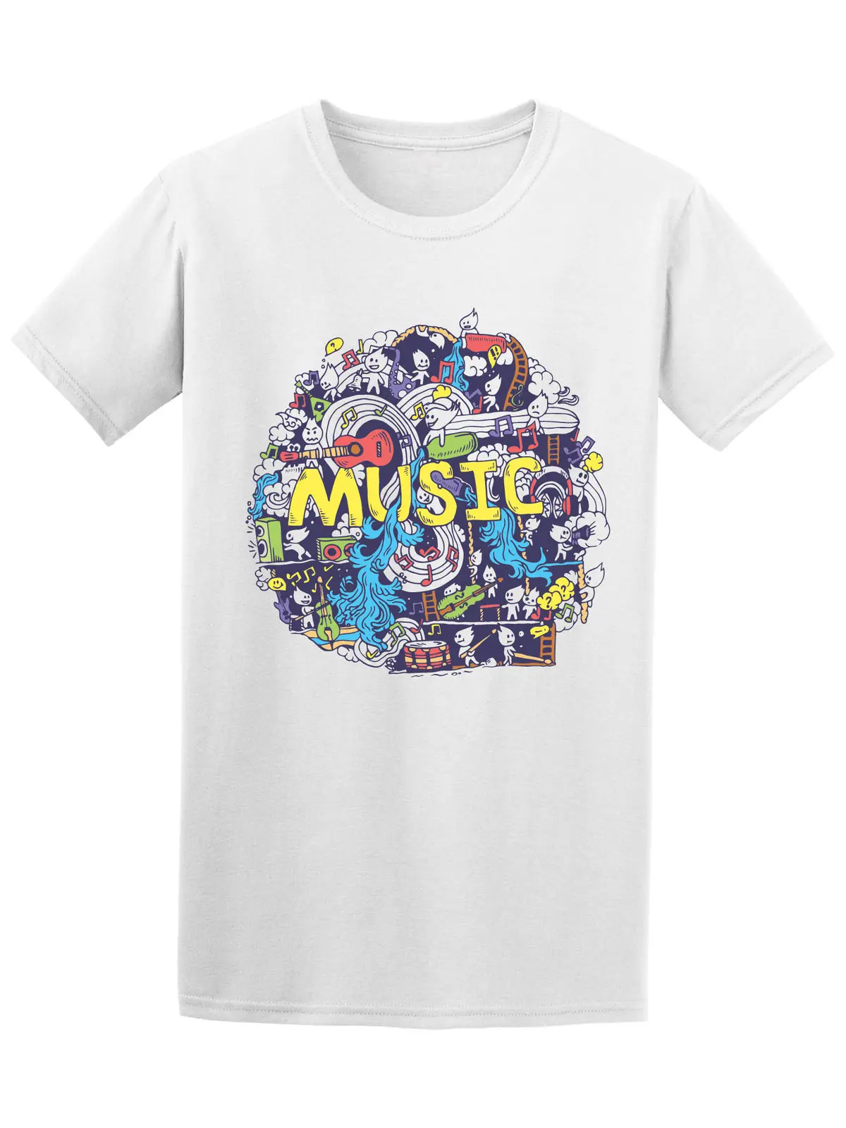 Абстрактная Музыка Книги по искусству каракули Графический Марка одежда Одежда