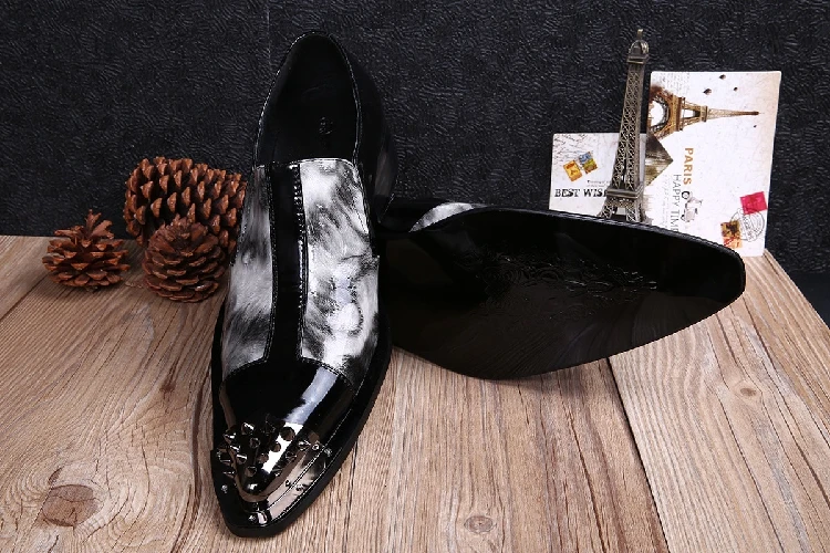 2017 кожаные туфли на высоком каблуке в британском стиле железная женская обувь