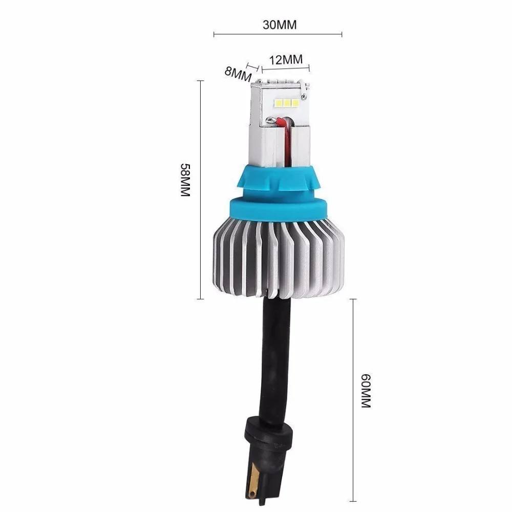 HNYRI CANBUS тормозные огни 7443 3157 1156 CSP 9-SMD T15 T16 90 Вт 6000лм Автомобильный светодиодный задний стоп-сигнал 912 фары задние противотуманные фары