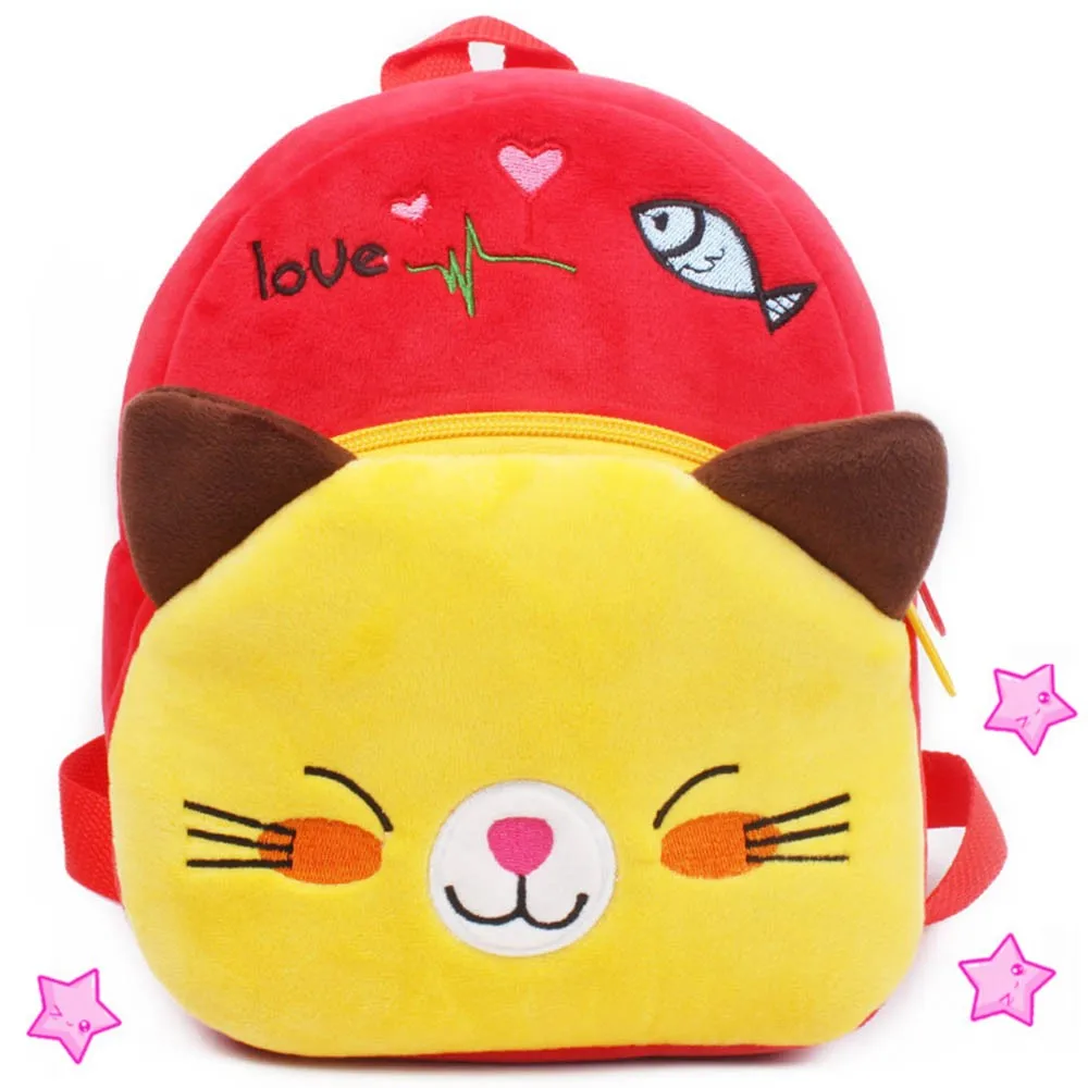Cute Cartoon Baby Plush Backpack Toy School Bag Mini Animal Shape Plush Backpacks Kids Outdoor Travel Pack Bag Student#K4