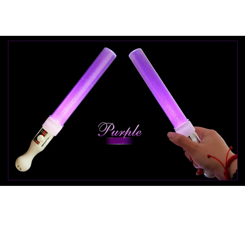 30 шт./партия красочная меняющаяся светодиодная/мигающая/светящаяся палочка для