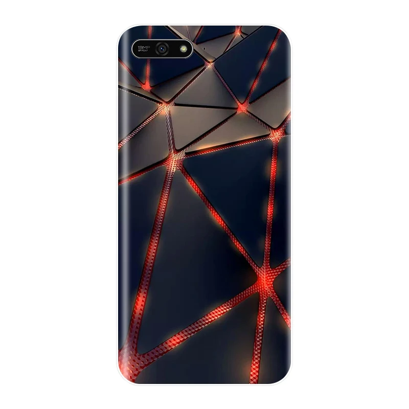 Чехол для телефона Huawei Y6 Y7 Y9 Prime 2018 Мягкий Силиконовый ТПУ окрашенный чехол Y3 Y5 2017