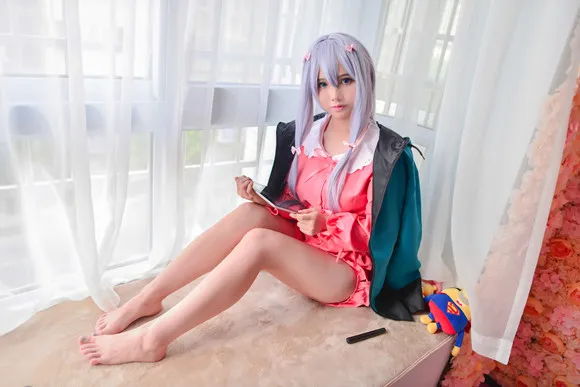 Косплей Эротические комиксы учитель Изуми сагири милый стиль розовый Пижамный