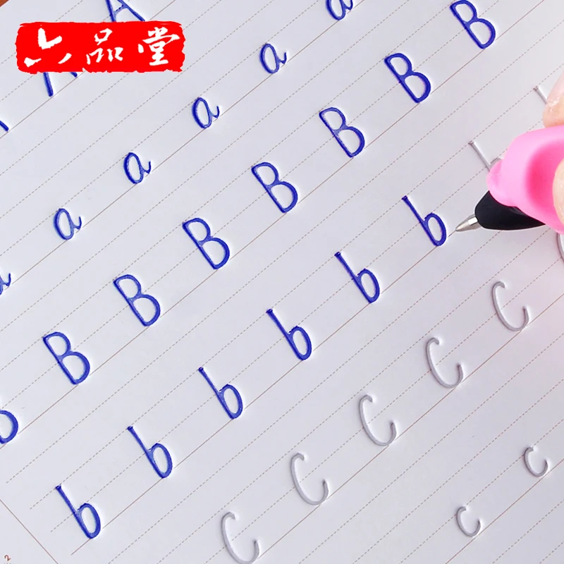 

Тетрадь детская многоразовая для каллиграфии на китайском и английском языке, 1 шт.