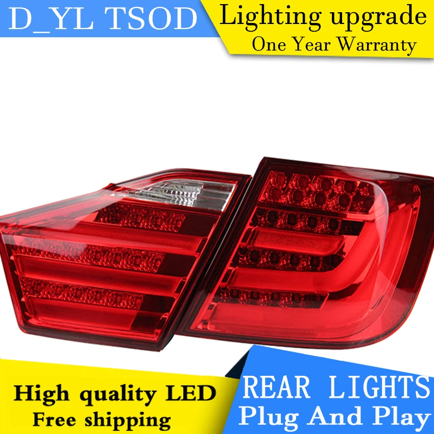 D_YL Car Styling for Toyota Camry Taillights 2012 V50 LED Tail Lamp Aurion Rear DRL+Brake+Park+Signal led light | Автомобили и