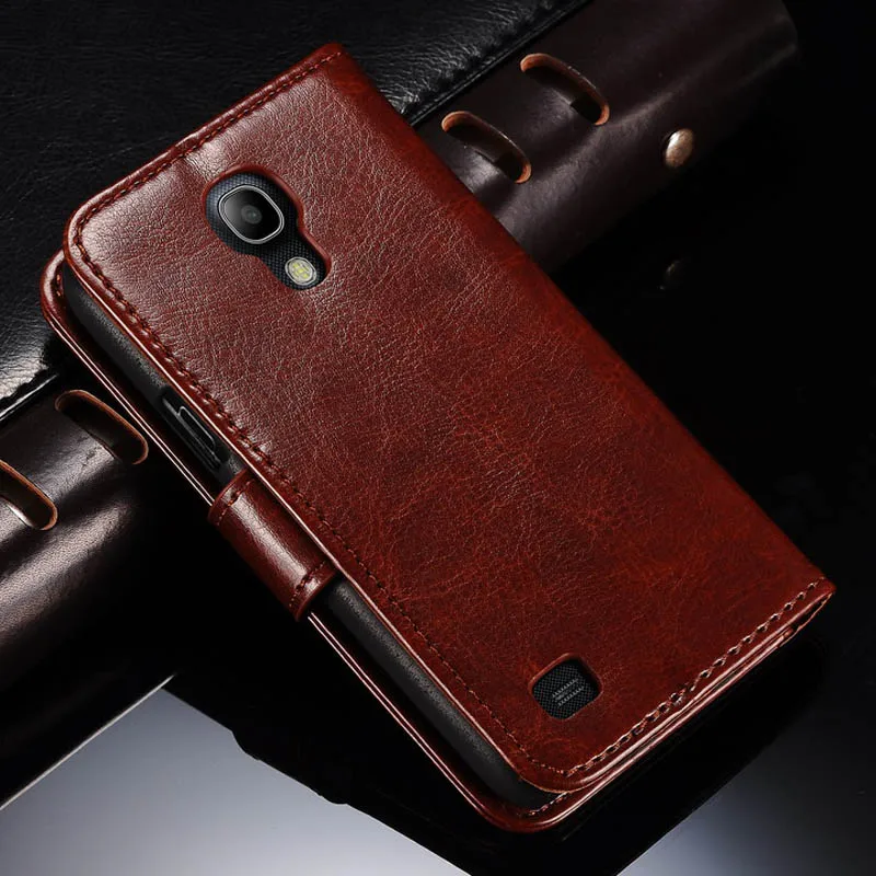 Кошелек кожаный чехол для samsung Galaxy S4 Mini i9190 Coque флип телефон сумка мини чехлы с