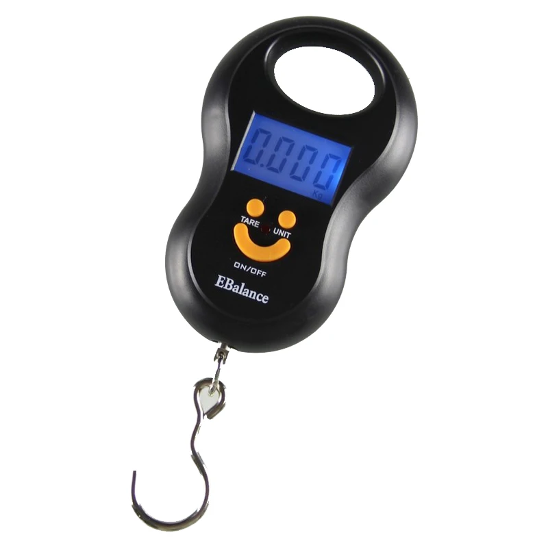 50kg Electronic Scale weight Portable Mini Luggage for Express Fishing Spring Gift Household Food Material digital | Инструменты